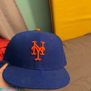 Royal Blue New York Mets Fitted Hat